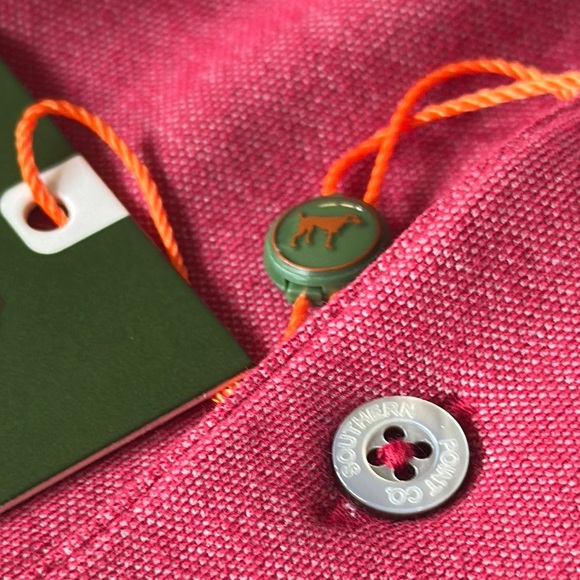 MENS Southern Point crimson colored size large polo shirt - Picture 10 of 12